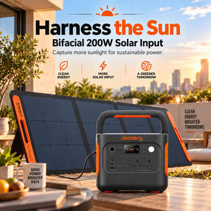1070Wh Solar Generator Kit + FREE 200W Solar Panel (Limited BOGO)