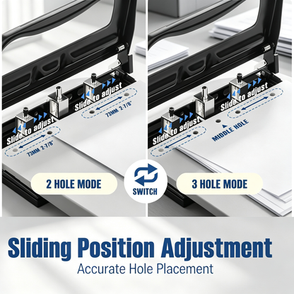 Adjustable 2/3 Hole Punch