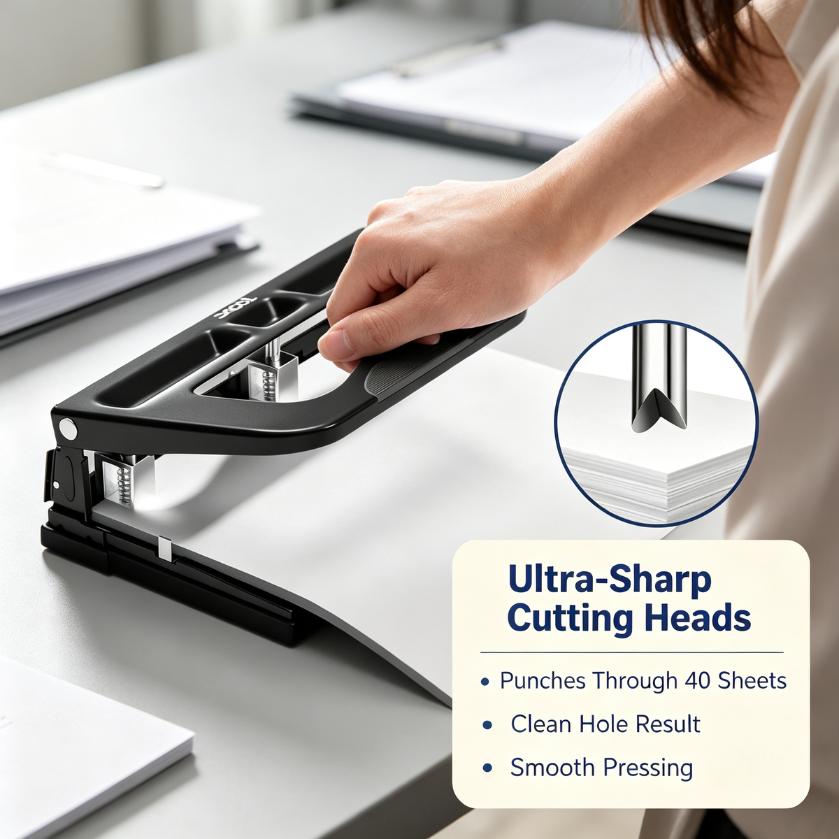 Adjustable 2/3 Hole Punch