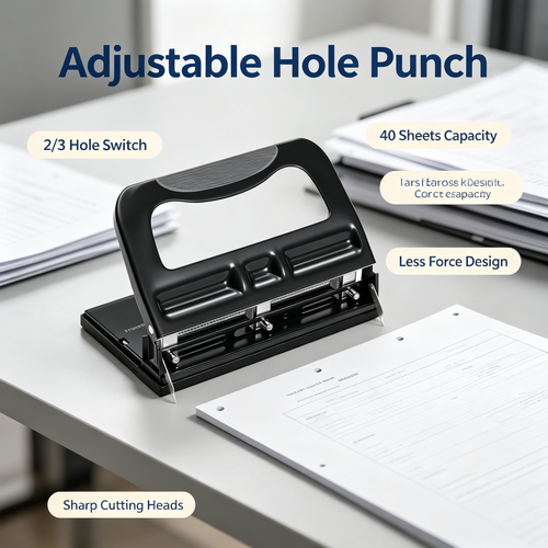 Adjustable 2/3 Hole Punch