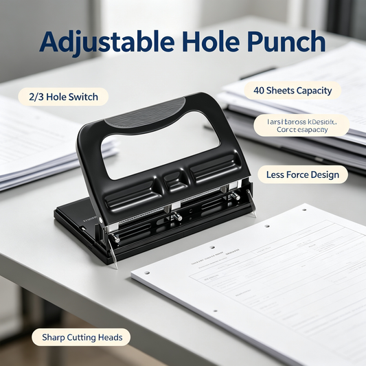 Adjustable 2/3 Hole Punch